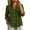Green, variant on Horkkom Long Sleeve Shirts for Women Soft V Neck Roll up Sleeve Linen Shirts Button Down Casual Tops with Pockets L