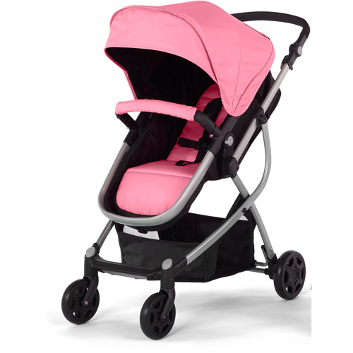 urbini pink and black stroller