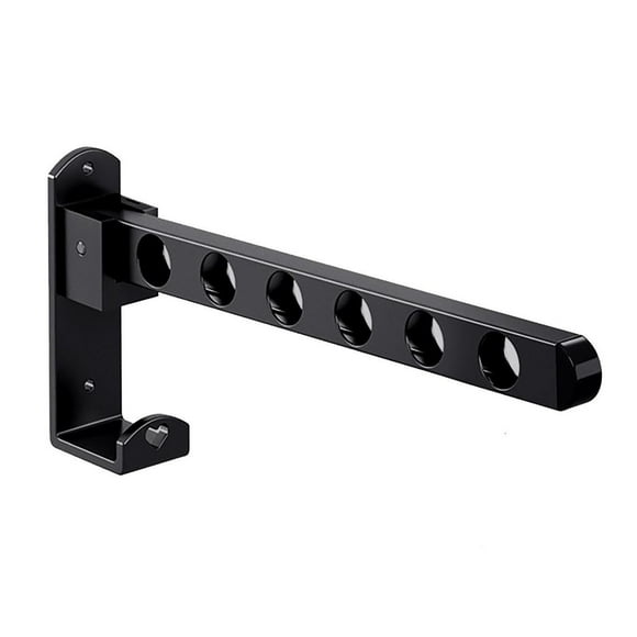 Cqxid Rack Under $10 Creative Stacked Clothes Hanger Wall Mounted Wall Without Punching Retractable Clothes Hanger With Foldable Pole Bathroom And Balcony Clothes Hanger
