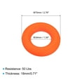 thumbnail image 2 of Uxcell 2.76" 50 Lbs Orange Hand Grip Strengthener Hand Grip Rings for Strength Training, 2 of 6