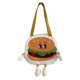 thumbnail image 1 of Mochila De Hamburguesa Con Queso, Bolso De Hombro Diagonal De Lona, ​​Bolsos Con Forma De Hamburguesa, Bolso De Ocio, Bolsos Cruzados De Moda Con Correas Ajustables, 1 of 8