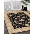thumbnail image 2 of Ahgly Company Indoor Square Traditional Burgundy Brown Persian Area Rugs, 7' Square, 2 of 6