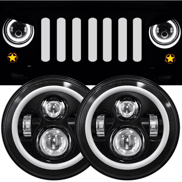 Halo Headlights Jeep Wrangler