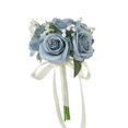 thumbnail image 2 of YWMJZEU Bridal Wedding Bouquet Bride Bouquet Floral Centerpieces, Artificial Flowers for Blue, 2 of 9