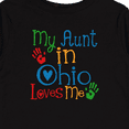 thumbnail image 4 of Inktastic My Aunt in Ohio Loves Me Boys or Girls Long Sleeve Toddler T-Shirt, 4 of 5