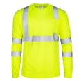 thumbnail image 2 of Jorestech Camiseta De Seguridad Reflectante Alta Visibilidad Manga Larga Amarillo/Lima Ansi Clase 3 Nivel 2 Tipo R Ts-02 (M), 2 of 5