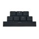 thumbnail image 2 of Juego de 8 teclas de colores PBT para mecánico mate duradero, compatible con retroiluminación Negro Jinwen Teclas de teclado, 2 of 3