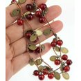 thumbnail image 2 of Fashion Jewelry Red Epoxy Resin Long Y Necklace For Women, 2 of 3