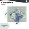 thumbnail image 4 of Stupell Industries Transitional Serene Blue And White Bouquet Canvas Art, 20 x 16, by Sally Swatland, 4 of 8