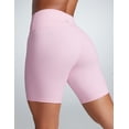 thumbnail image 2 of CRZ YOGA Women Butterbreeze Athletic Biker Shorts 6 Inches High Waist Workout Gym, 2 of 5