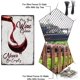 thumbnail image 4 of Letrero de hojalata con texto en inglés "Vino", "Bebida", "Que tu copa de vino nunca esté completa", "Letrero de metal retro", 4 of 7