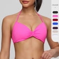 thumbnail image 4 of Naittoop Halter Sports Bras for Women Padded Strappy Yoga Bra Adjustable Open Back Workout Gym Bras Casual Crop Top, 4 of 5