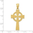 thumbnail image 5 of 14K Yellow Gold Celtic Cross Pendant (45 X 24) Made In United States c894, 5 of 6