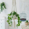thumbnail image 2 of CTIRCHIU Railing Planters Macrame Plant Hanger Extenders White Cotton 4Pcs, 2 of 10