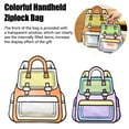 thumbnail image 3 of Creative Gifts Packaging Bags School Bag Shape Candy Snack Self-lock Bags, 3 of 8