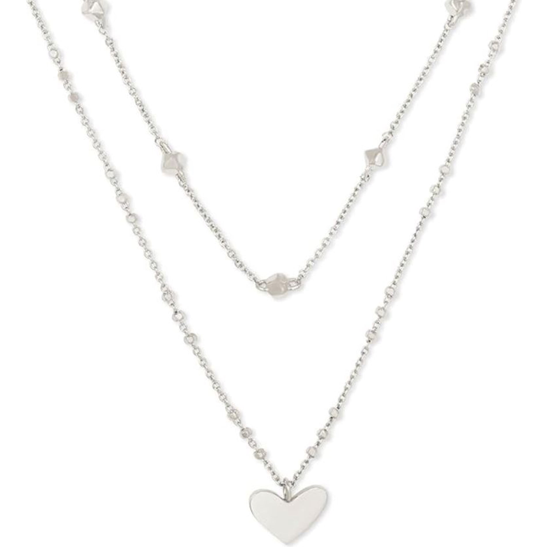 Kendra Scott Ari Heart Multistrand Necklace, Fashion Jewelry for Women