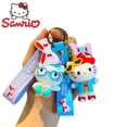 thumbnail image 2 of Hello Kitty Kuromi Cinnamoroll My Melody Kawaii Sanrio Anime Peripheral muñeca de goma suave de dibujos animados, llavero colgante para bolso Fivean unisex, 2 of 2