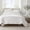 White, variant on Serta Simply Clean Pleated Duvet cover King
