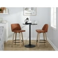 thumbnail image 3 of LumiSource White Toriano 26" Fixed-Height Counter Stool - Set of 2, 3 of 10