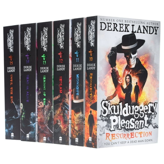 Skulduggery Pleasant Series (Book 10-15) by Derek Landy 6 Books - Ages 11-14 - Paperback