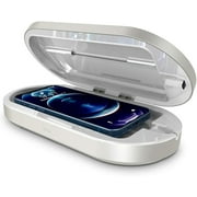 Smartphone UV Sanitizer and USB C and USB A Charging Port Phone Charger Box, Phone Sanitizer UV Soap