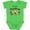 Apple Green, variant on Inktastic Merry Christmas Cute Sloth with Santa Hat and Lights Boys or Girls Baby Bodysuit