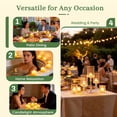 thumbnail image 6 of Giphtpoeet 30 Pack Citronella Tealight Candles Outdoor Summer Natural Soy Wax Scented Candles Long-Lasting for Patio, Garden & Backyard, 6 of 8