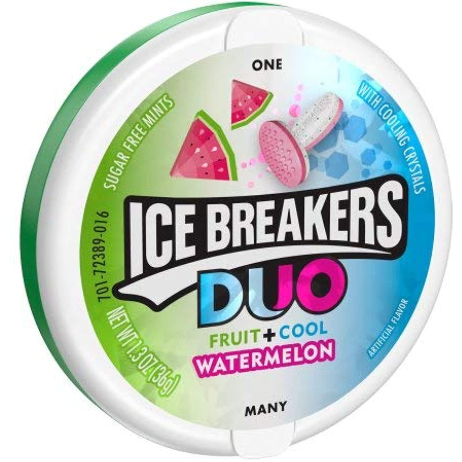 Ice Breakers Duo Watermelon Flavored Mints (Pack Of 2)