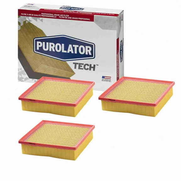 3 pc Purolator TECH TA36116 Air Filters for 04861756AA 17801-0P050 17801-0P051 17801-0P070 17801-31130 17801-31131 17801-31140 17801-31141 17801-YZZ11 17901-0P070 29430 29756 33-2443 4861756AA 49430