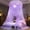 Purple, variant on Elegant No-Install Lace Dome Bed Canopy – Foldable Ceiling-Mounted Mosquito Net with Encrypted Mesh, Light-Filtering & Breathable, Purple, 120×270 cm