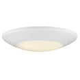 thumbnail image 4 of Designers Fountain EVDSK490WH27 4 inch White Integrated LED J-Box Or Recessed Can Mounted Led Disk Light Trim 2700K, 4 of 7