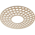 thumbnail image 2 of 34"OD x 12 3/8"ID x 3/8"T Fink Wood Fretwork Pierced Ceiling Medallion, Alder, 2 of 3