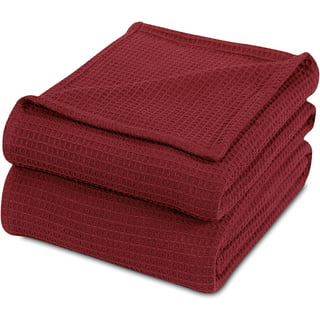 Cotton Waffle Knit Blanket - 200cmx230cm & 150cm x 200cm – G.k
