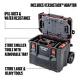 thumbnail image 3 of Caja de herramientas CRAFTSMAN TRADESTACK con ruedas, impermeable, 22,5 cm, 3 of 8