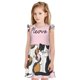 thumbnail image 1 of Fotbe Cute Cats Vestido de Dormir para Niñas de 3 a 10 Años, Mangas Cortas, Estilo Princesa, Pijama Camisón con Mangas Voladas-Medium, 1 of 6
