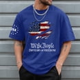 thumbnail image 2 of mgoYE 250 Anniversary USA Shirt Mens Patriotic America Independence Day Patriot Tops T-Shirts for Men(Blue,2XL), 2 of 6