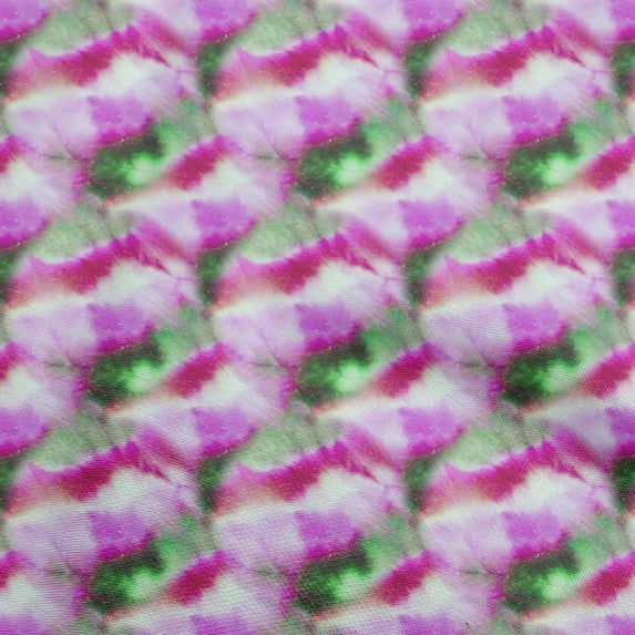 oneOone Viscose Jersey Fuschia Pink Fabric Tie Dye Diy Clothing Quilting Fabric Print Fabric By Yard 60 Inch Wide