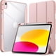 thumbnail image 2 of iPad (A16) 11.ª/10.ª Generación (2025/2022) con Portalápiz, Clara Transparente Carcasa Trasera Slim Soporte Antigolpes Cover Tableta (Azul),Rosa Arena, 2 of 2