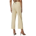 thumbnail image 3 of Lovito Casual Plain Bow Basic Elastic Waist Loose Pants, 3 of 5