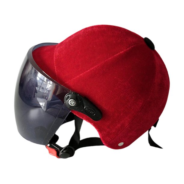 Casco de equitación ligero profesional para adultos, ideal para el verano. Con espejo marrón