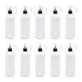 thumbnail image 1 of 10x botellas con punta de precisión pequeñas botellas de pegamento duraderas y fáciles de llenar botellas cuentagotas de líquido para Quilling pintura 120ml, 1 of 8