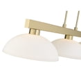 thumbnail image 5 of Z-Lite Cobalt 3 Light Billiard, Steel Frame, Matte Opal Shade Color, 5 of 7