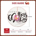 thumbnail image 3 of KLL Happy Mother's Day (3) Christmas Tree Skirt 30" ,Party Decorations Farmhouse for Christmas Decorations Holiday Party, 3 of 6