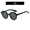 C2, variant on Fashion Round Color Blocked Sunglasses Women's Retro Sun Glasses Personalized Trendy Popular Men Trending Gradient Shades UV400