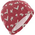 thumbnail image 1 of FYBTO Casquette de Natation Rétro Grue à Oiseaux de Style Japonais Adulte FYBTO Polyester, 1 of 4