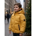 thumbnail image 3 of Rokka&Rolla Boys' Grid Winter Coat Kids' Fleece Lined Jacket, 3 of 13
