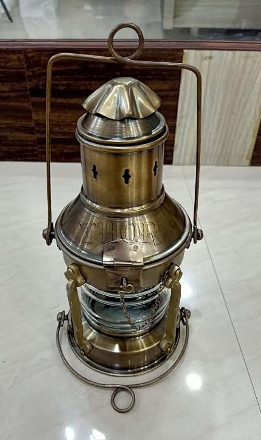 Nautical Oil Lamp Lantern /Decorative Hanging Lantern/ Marine Ship Lamp/ Decorative-Boat Lamps-Nursery Oil Lamp-Vintage Antique Lighting Boat Lamp Rustic Vintage Home Decor Gifts