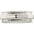 thumbnail image 5 of Sterling Silver Ss 7mm Polished Fancy Band Size 7.5 Made In United States qwb112-7.5, 5 of 6