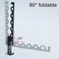 thumbnail image 4 of Dryer Rack Folding Wall Mount Clothes Hanger Laundry Room Clothes, 4 of 5