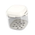thumbnail image 2 of Denture Cleaner Case Bathing, Cleaning, and Soaking Soak Container False Storage White, 2 of 9